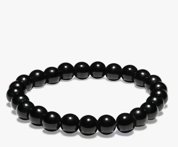 Regalis Premium Crystal Black Obsidian Bracelet & Pendant Set (With Certified Lab Testing Certificate)