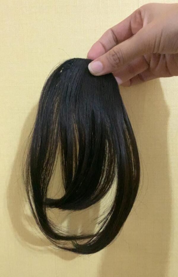 Regalis 100% Human Hair - Black Premium Bang Hair Extensions