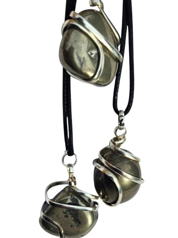 Regalis Premium Crystal Pyrite Bracelet & Pendant Set (With Certified Lab Testing Certificate)