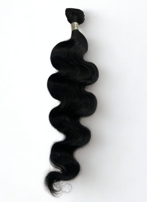 Artificial Regalis Black Body Wavy Hair Extension (Set of 3)