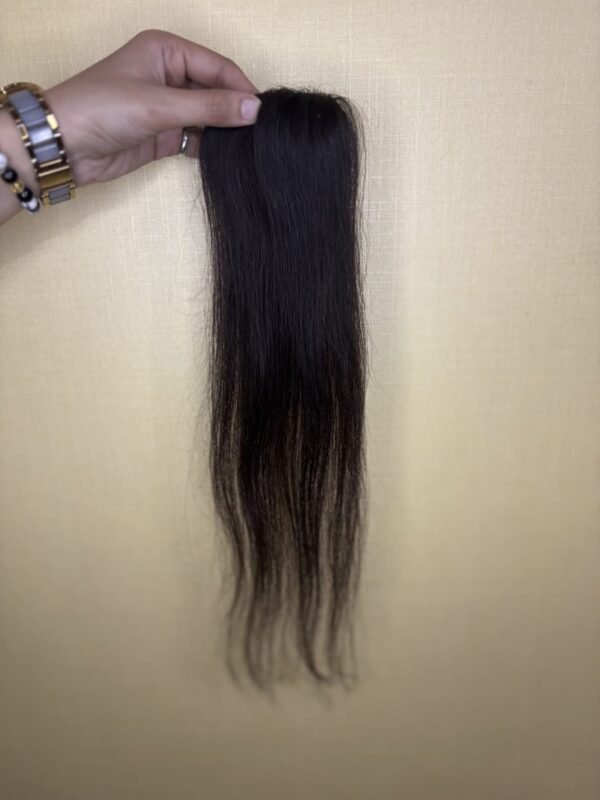 Artificial Regalis Natural Black Invisible Hair Extension - 1 piece