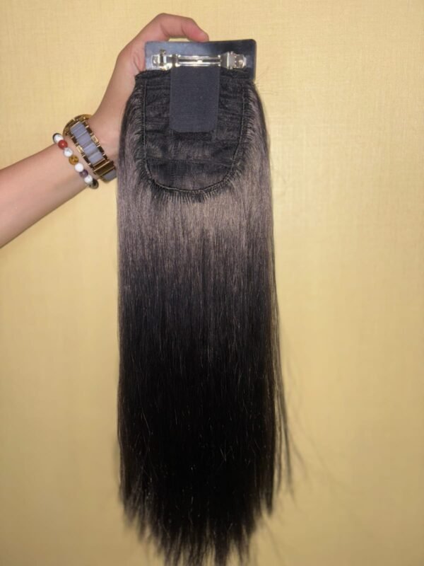 Human Regalis Straight Ponytail Hair Clip Extension