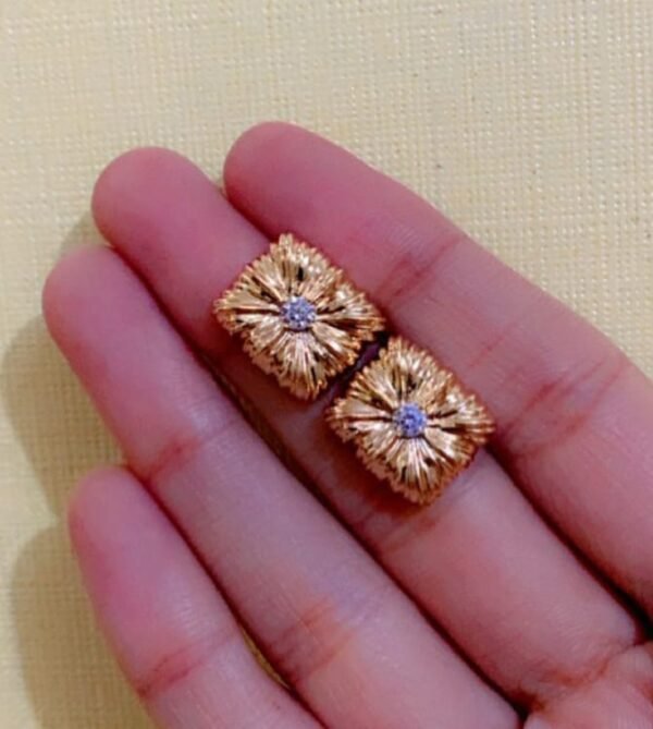 Regalis Premium Alloy 14k Gold Plated Trendy Earing