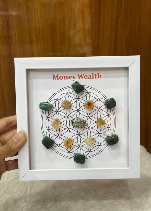 Elevate your space and intentions with the Regalis Money Wealth Crystal Grid (With Certified Lab Testing Certificate)
